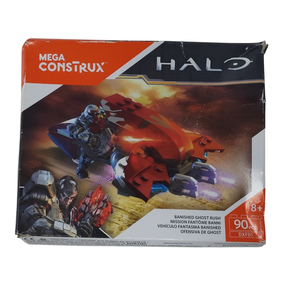 Mega Construx Halo Wars 2 Banished Ghost Rush Set DXF01 90 Pcs NEW